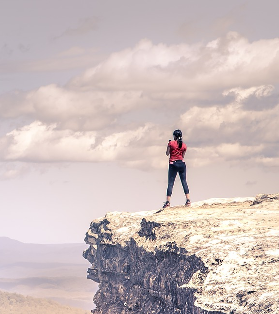 Woman Hiking Photo